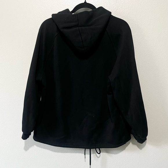 SAVAGE X FENTY- Black Slouchy Oversized Casual Hoodie Size S - Picture 3 of 4